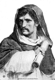 Porträt von Giordano Bruno