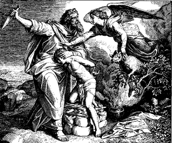 Abraham opfert Isaak